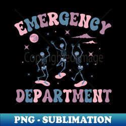 Er Nurse Halloween Spooky Emergency Department - Exclusive Sublimation Digital File - Vibrant and Eye-Catching Typography