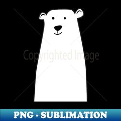 cute polar bear - png transparent sublimation design - spice up your sublimation projects