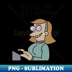 Popular Secretary Magazine - Instant Sublimation Digital Download - Boost Your Success with this Inspirational PNG Download