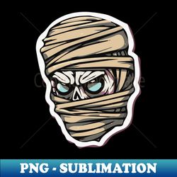 Sinister Mummy Head - Exclusive PNG Sublimation Download - Perfect for Creative Projects