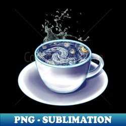 Cup of Starry Night - Digital Sublimation Download File - Create with Confidence
