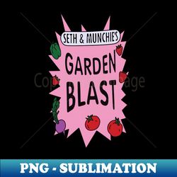 Seth and Munchies Garden Blast - Instant Sublimation Digital Download - Perfect for Sublimation Art