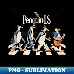 The penguin-Ls - Abbey Road - Instant Sublimation Digital Download - Bold & Eye-catching