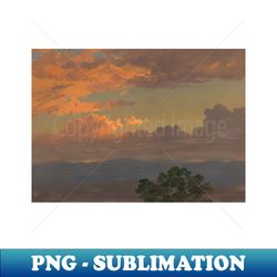 Sunset by Frederic Edwin Church - Retro PNG Sublimation Digital Download - Transform Your Sublimation Creations