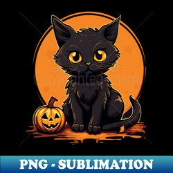 Meow-oween Cat Lovers Spooky - PNG Transparent Digital Download File for Sublimation - Spice Up Your Sublimation Projects
