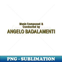 Music by Angelo Badalamenti - Exclusive Sublimation Digital File - Capture Imagination with Every Detail