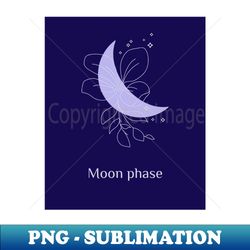 moon - High-Resolution PNG Sublimation File - Perfect for Sublimation Art