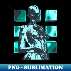 Pixel Cyborg 05 - Premium PNG Sublimation File - Instantly Transform Your Sublimation Projects