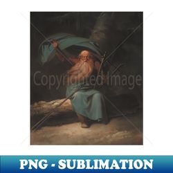Ossian Singing His Swan Song by Nicolai Abildgaard - Digital Sublimation Download File - Revolutionize Your Designs