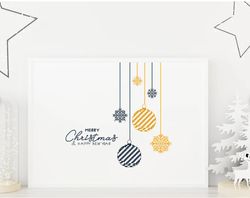 Christmas Cross stitch pattern PDF, Christmas ribbon Cross Stitch, Winter Embroidery Digital Pattern PDF