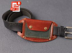 diy leather belt wallet, pattern for wallet, pattern belt wallet, leather wallet sewing, wallet template pdf