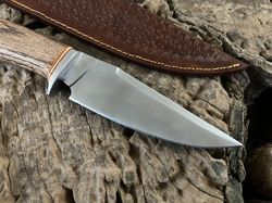 custom made fixed blade hunting knife, bushcraft, bowie, camping, survival knife