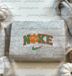Nike x Clemson Tigers Embroidered Sweatshirt, Nike Embroidered  Hoodie, Embroidered NFL Shirt