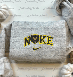 Nike Baylor Bears Mascot Embroidered Sweatshirt, Nike Embroidered  Hoodie, Embroidered NFL Shirt