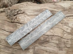 12 Inches hand Forge Damascus steel billet bars