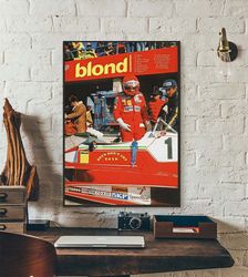 Frank Ocean Poster, Frank Ocean Blonde Poster, Blonde Album Poster, Frank Ocean Blond Album Art Print, Frank Ocean Fan G