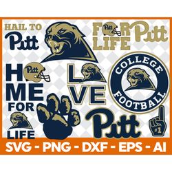 Pittsburgh Panthers Svg Bundle, Pittsburgh Panthers Logo, Sport Svg, Ncaa Svg, Png, Dxf, Eps Pittsburgh Panthers Png
