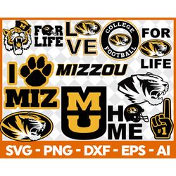 Missouri Tigers Svg Bundle, Missouri Tigers Logo, Sport Svg, Ncaa Svg, Png, Dxf, Eps Digital file, Missouri Tigers PNG