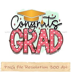 Congrats Grad Graduation sublimation bundle, Instantdownload, 12 files 350 dpi