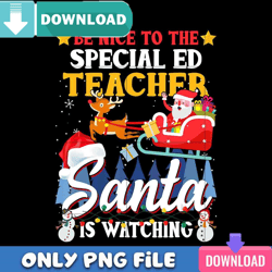 Santa Is Watching PNG Perfect Sublimation Design Download