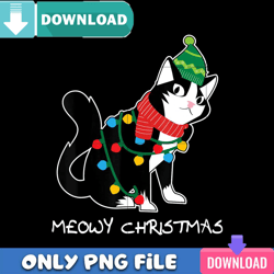 Meowy Christmas Png Best Files Design Download