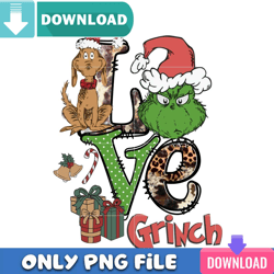 Love Grinch And Gifts Png Best Files Design Download