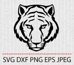 TIGER SVG,PNG,EPS Cameo Cricut Design Template Stencil Vinyl Decal Tshirt Transfer Iron on
