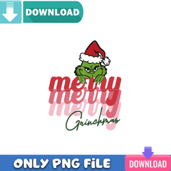 Grinchy Santa PNG Perfect Sublimation Design Download