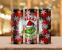 Christmas Tumbler Png,Grinch Png ,Merry Christmas Png,Merry Christmas Svg, Santa Grinch 23
