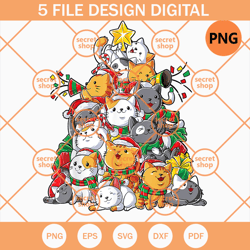Cat Christmas Tree , Cute Cat Squad , Christmas Decoration