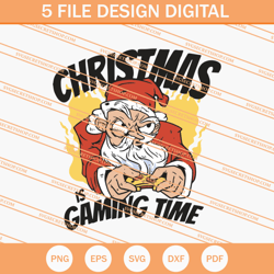 Christmas Is Gaming Time SVG, Christmas SVG, Gaming SVG