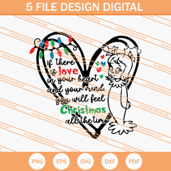 Christmas Love In Your Heart SVG, Christmas SVG