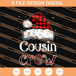 Cousin Crew SVG, Christmas SVG, Merry Christmas SVG