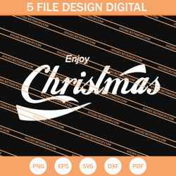 Enjoy Christmas SVG, Christmas SVG, Merry Christmas SVG