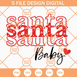Santa Baby SVG, Santa SVG, Christmas SVG, Noel SVG