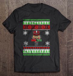 Deez Nuts Nutcracker Christmas Sweater2 Tee T-Shirt