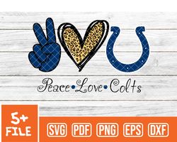 Indianapolis Colts Svg , Peace Love  NfL Svg, Team Nfl Svg 15