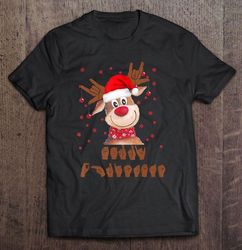Funny Reindeer ASL Deaf Pride Sign Language Christmas Santa T-shirt