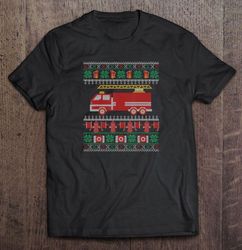 Firefighter Truck Christmas Tree Shirt