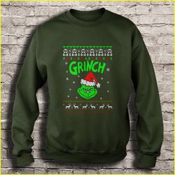 Grinch Ugly Christmas Sweater TShirt