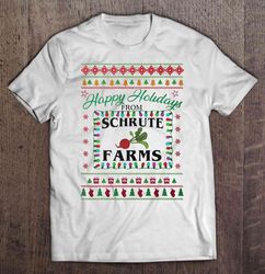 Happy Holidays From Schrute Farms Christmas Sweater TShirt