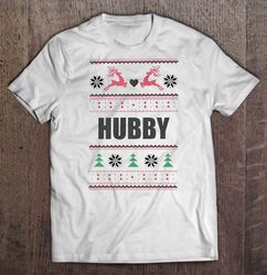 Hubby Christmas Sweater Tee T-Shirt