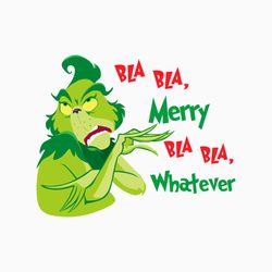 Retro Grinchmas Funny Merry Whatever SVG Download