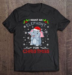 I Want An Elephant For Christmas TShirt