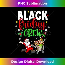 Womens Friday Shopping Crew Christmas Lights Black Shopping Family V- - Bohemian Sublimation Digital Download - Animate Your Creative Concepts