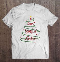 I Love Being A Lulu Plaid Christmas Gift TShirt