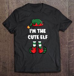 I am The Cutest Elf Christmas2 V-Neck T-Shirt