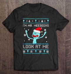 I am Mr Meeseeks Look At Me – Christmas V-Neck T-Shirt