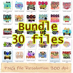 30 files Dog bundle, Dog Sublimation Bundle, digital file, Instantdownload, files 350 dpi