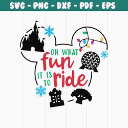oh what fun it is to ride christmas svg file for cricut